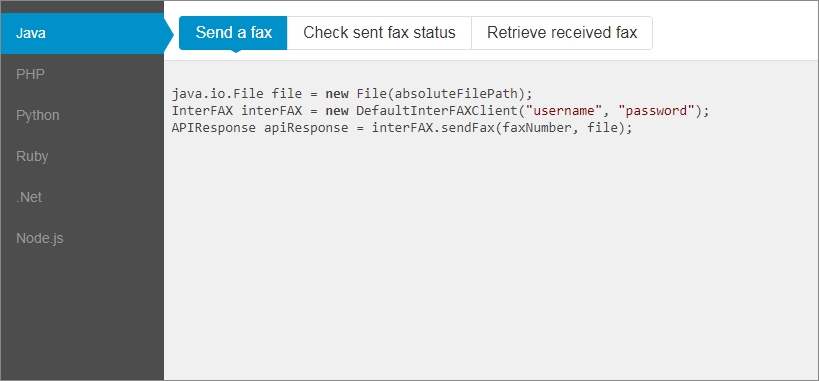 API fax
